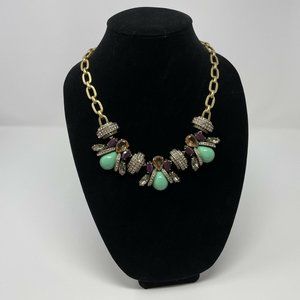 J Crew Honey Bee Statement Necklace Rare HTF